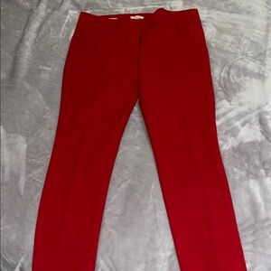 LOFT Women's Red Pants